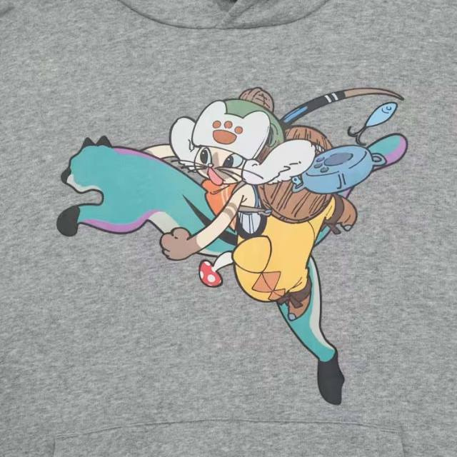 PUMAプーマMONSTERHUNTERSWEATHOODIEモンスターハンターワイルズフーディフロントプリント637017-03
