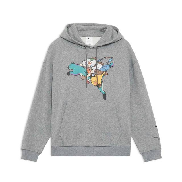 PUMAプーマMONSTERHUNTERSWEATHOODIEモンスターハンターワイルズフーディフロントプリント637017-03