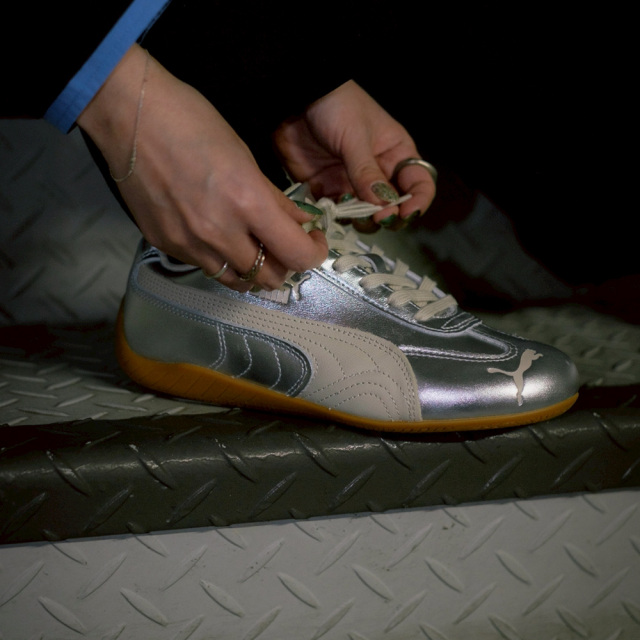 PUMAプーマSPEEDCATSILVERWNSスピードキャットシルバー406881-02