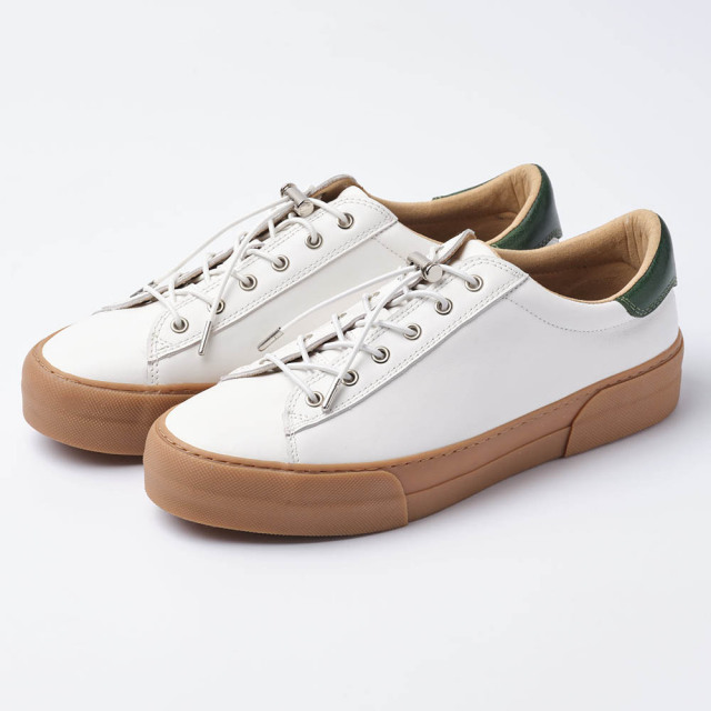 スラック Slack Elclude White Gum Green メンズ スニーカー Sl1911 108