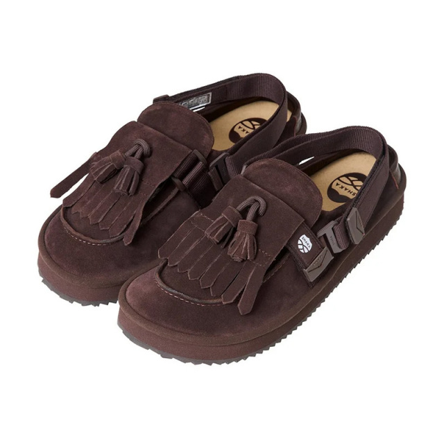 SHAKAシャカMOCMULETASSELSUEDEモックミュールタッセルスエードSK-296-DarkBrown