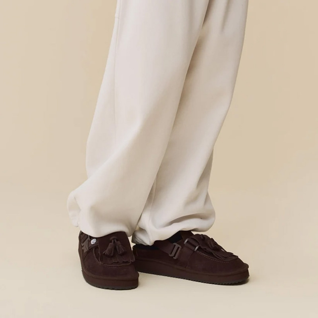 SHAKAシャカMOCMULETASSELSUEDEモックミュールタッセルスエードSK-296-DarkBrown