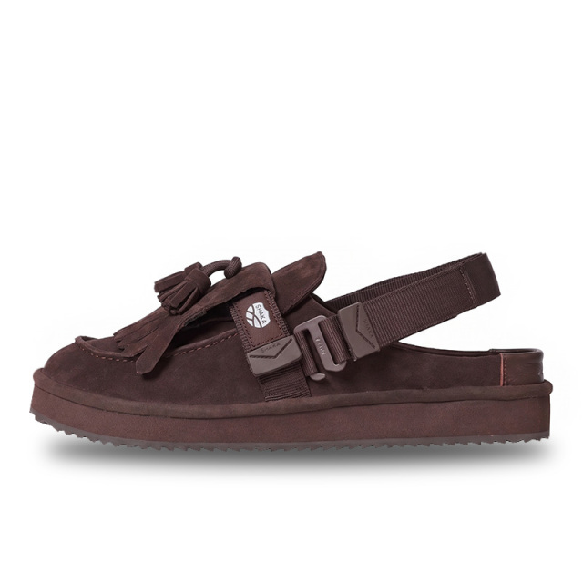SHAKAシャカMOCMULETASSELSUEDEモックミュールタッセルスエードSK-296-DarkBrown