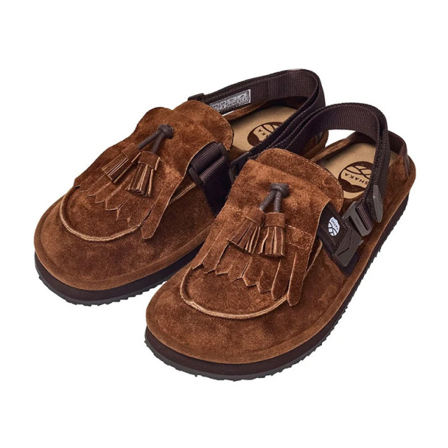 SHAKAシャカMOCMULETASSELSUEDEモックミュールタッセルスエードSK-296-Marron