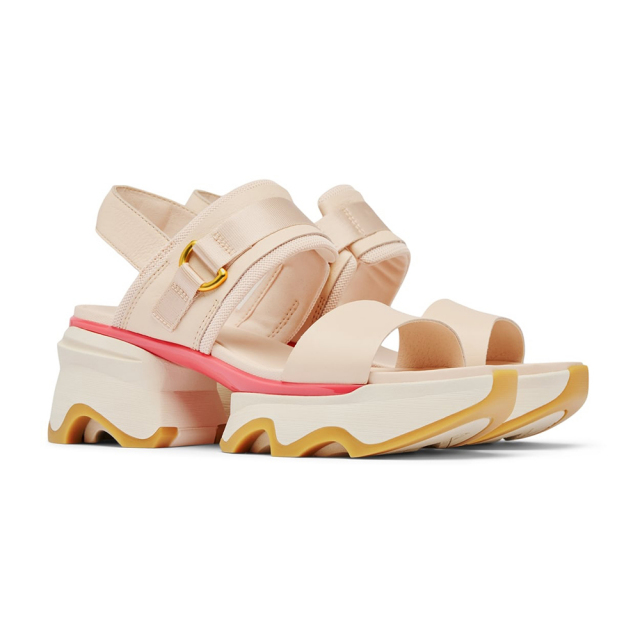 2色展開♥ミドルヒール スリングバックサンダル/追跡有 CHARLES & KEITH バックル スリングバックキトゥンヒール