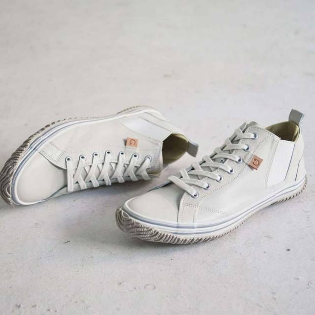 スピングルSPINGLESP-442IvoryメンズレディーススニーカーレザーサイドゴアSP442-IVO