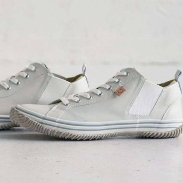 スピングルSPINGLESP-442IvoryメンズレディーススニーカーレザーサイドゴアSP442-IVO