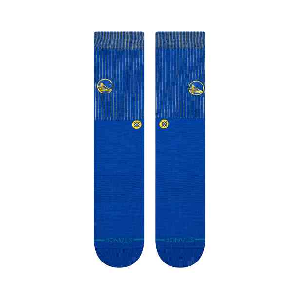 STANCEスタンスWARRIORSBADGEDCREWスタンスウォリアーズバッジドクルーA556D25WBC-BLU
