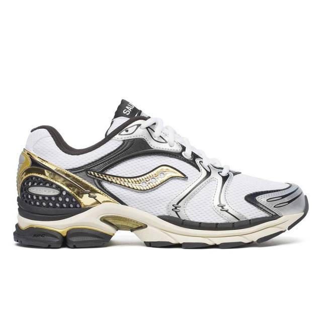 サッカニー プログリッドトライアンフ4 Saucony Progrid Triumph 4 ホワイト／ゴールド メンズ スニーカー SAUS70805-15