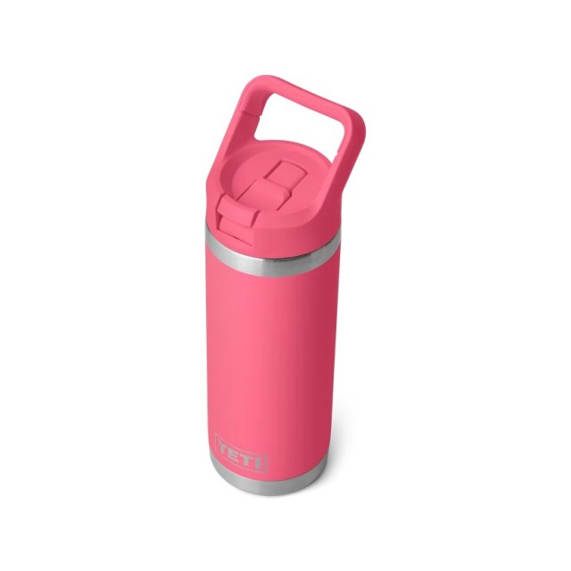 YETI  イエティ RAMBLER 18 OZ WATER BOTTLE WITH STRAW CAP 21071502325 TROPICAL PINK