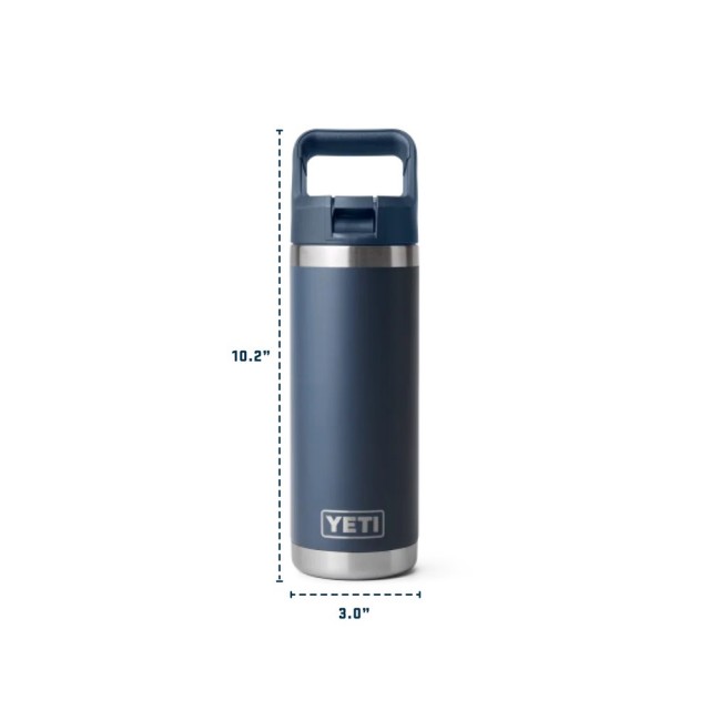 YETI  イエティ RAMBLER 18 OZ WATER BOTTLE WITH STRAW CAP 21071502325 TROPICAL PINK