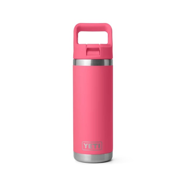 YETI  イエティ RAMBLER 18 OZ WATER BOTTLE WITH STRAW CAP 21071502325 TROPICAL PINK