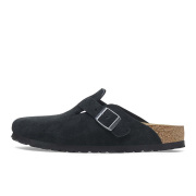 ビルケンシュトック ボストン スエードレザー BIRKENSTOCK Boston ブラック レディース サンダル ナロー幅 GC1027067