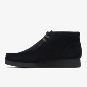クラークス レディース ワラビーエヴォブーツ Clarks WallabeeEVO Bt ブラックスエード レディース シューズ 26174743