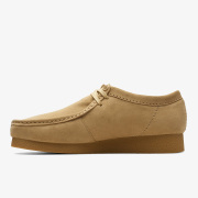 クラークス ワラビーエヴォウォータープルーフ Clarks WallabeeEVO WP メープルスエード シューズ 26177834