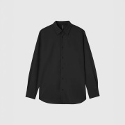 DESCENTEデサントSOLOTEXL/SREGULARCOLLARSHIRTソロテックスロングスリーブレギュラーカラーシャツDU6FLSI1M-BK01