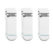 STANCEスタンスBASICQUARTERSOCKS３PACKベーシッククゥオーター3パックA356A24BAS#WHT