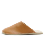 Reela Yamato Tokorotani リーラ ヤマトトコロタニ 本革 スムース レザー ルームシューズ キャメル ブラウン YMS201-CML YLS211-CML