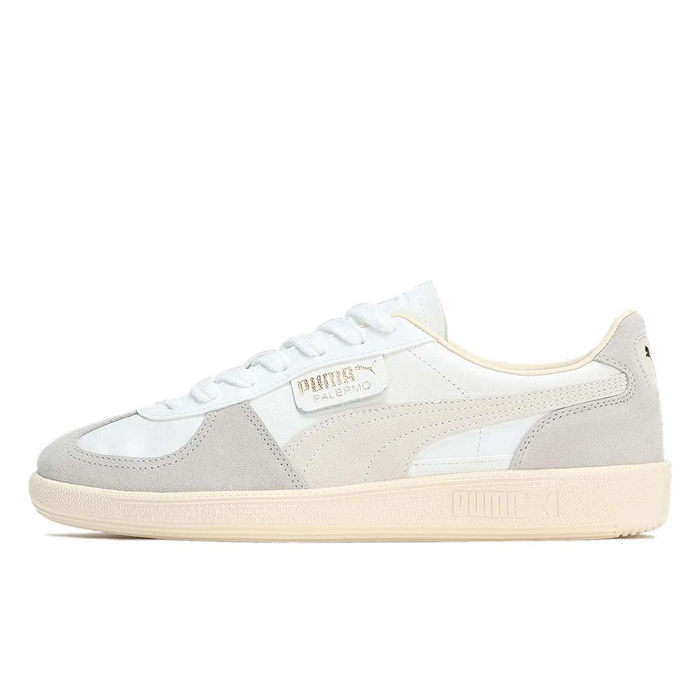 プーマ パレルモ レザー PUMA PALERMO LTH PUMA WHITE-COOL LIGHT GRAY-S メンズ レディース ...