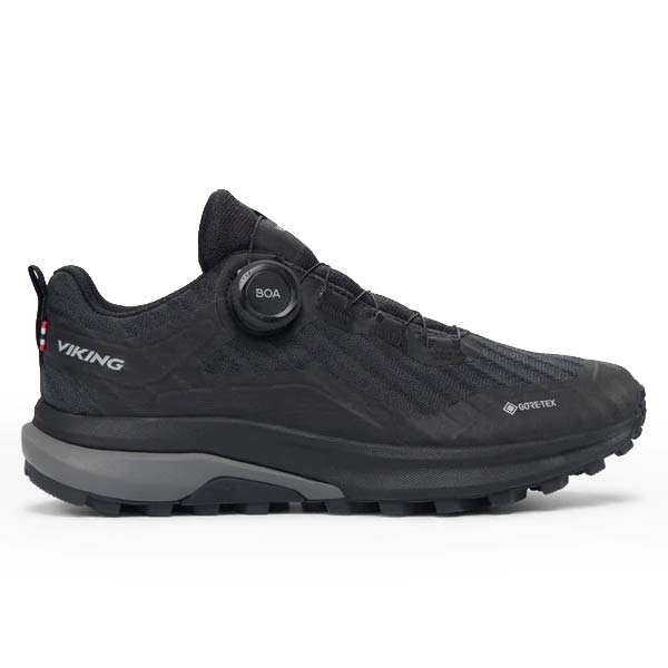 バイキング アナコンダ トレイル ロー ゴアテックス ボア VIKING Anaconda Trail Low GTX BOA Black レディース 登山 GORE-TEX 透湿 防水シューズ VF-53865-2