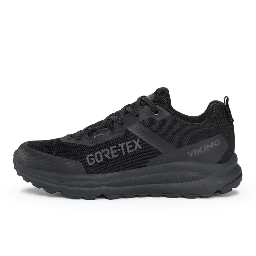 ヴィーキング ストライド ロー ゴアテックス VIKING Stride Low GTX BLACK レディース 登山 透湿 防水シューズ VF-94585-2