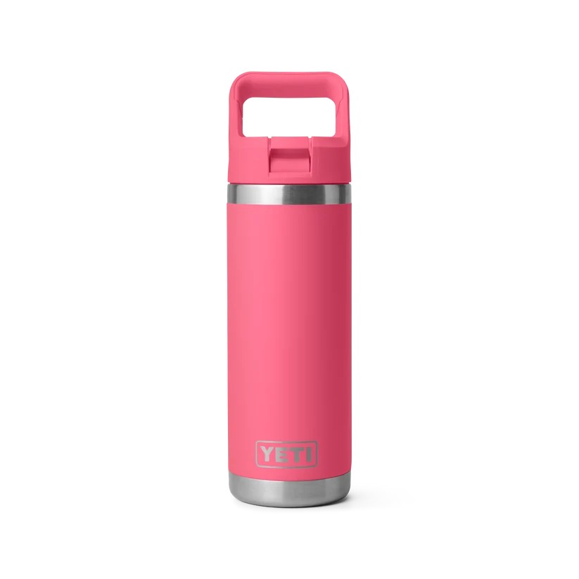 YETI  イエティ RAMBLER 18 OZ WATER BOTTLE WITH STRAW CAP 21071502325 TROPICAL PINK