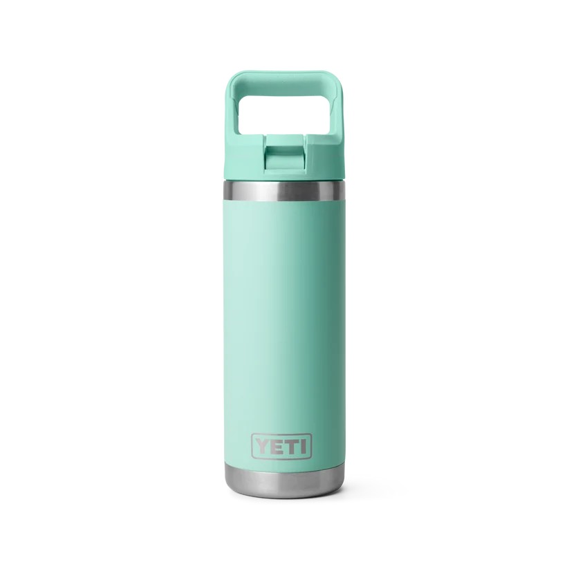 YETI  イエティ RAMBLER 18 OZ WATER BOTTLE WITH STRAW CAP 21071504085 SEAFOAM