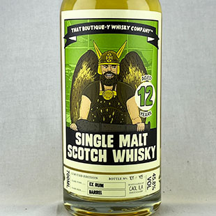 カリラ12年　ラムバレルフィニッシュ　ブティックウイスキーカンパニー　45.8%　700ml