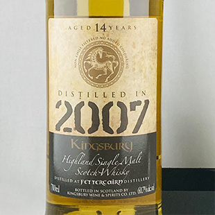 フェッターケアン14年2007　キングスバリーゴールド　60.7%