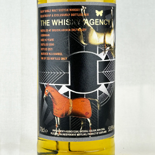 ブルイックラディ（ロッヒンダール）10年2010　ウイスキーエージェンシー　53.8％　700ml