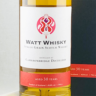 キャメロンブリッジ30年1992　ワットウイスキー　ホグスヘッド　45.6％