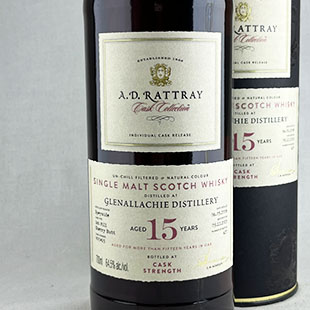 グレンアラヒー15年2008　ADラトレー　カスクコレクション