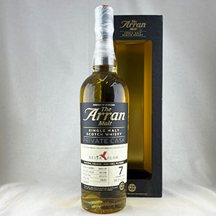ウイスキー　アラン　プライベートカスク　7年 アラン7年2008 プライベートカスク for BEAU FLOR Arran 7 YEARS