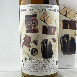 ベンネヴィス28年1996　HIDDEN SPIRITS　Asia Exclusive　44.1%