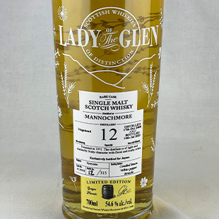 マノックモア12年 2008　レディ・オブ・ザ・グレン　54.6％