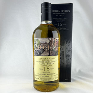 ダルユーイン15年2009　バーボンカスク　HIDDEN SPIRITS　50.7%