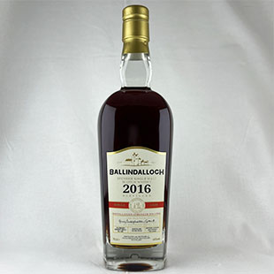 バリンダロッホ9年2016　オロロソシェリーバット　ディスティレーションストレングスフィリング