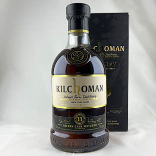キルホーマン11年　100%アイラ　シェリーカスク　50％　700ml