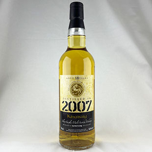ボウモア18年2007　バレル　キングスバリー ゴールド　54%　700ml