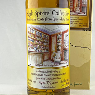 オルトモア13年2011　バレル　ハイスピリッツ　マイウイスキールート　56.4%