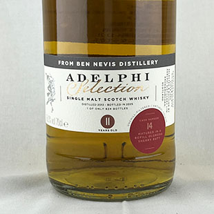 ベンネヴィス11年2013　リフィルオロロソシェリーバット　アデルフィ　59.9%　700ml