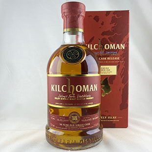 キルホーマン18年2007　バーボンバレル　51.4％　700ml