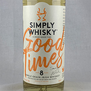 シングルグレーンアイリッシュウイスキー8年2011　Good Times　SIMPLYWHISKY　45.6％　