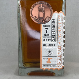 ミルトンダフ7年 2014　ザ・シングルカスク＃800259A　48.8％　