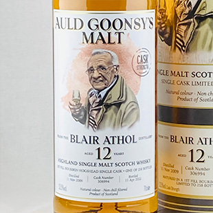 ブレアアソール12年2009　グローバルウイスキー　52.5％