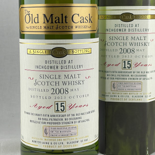 インチガワー15年2008　シェリーバット　HL-OMC　25周年記念ボトル