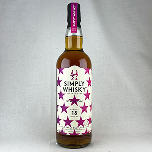 ボウモア18年　SIMPLY WHISKY Stardom　54.7％
