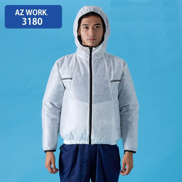 服 空調作業服 アイズフロンティア 半袖 フーディッド ジャケット