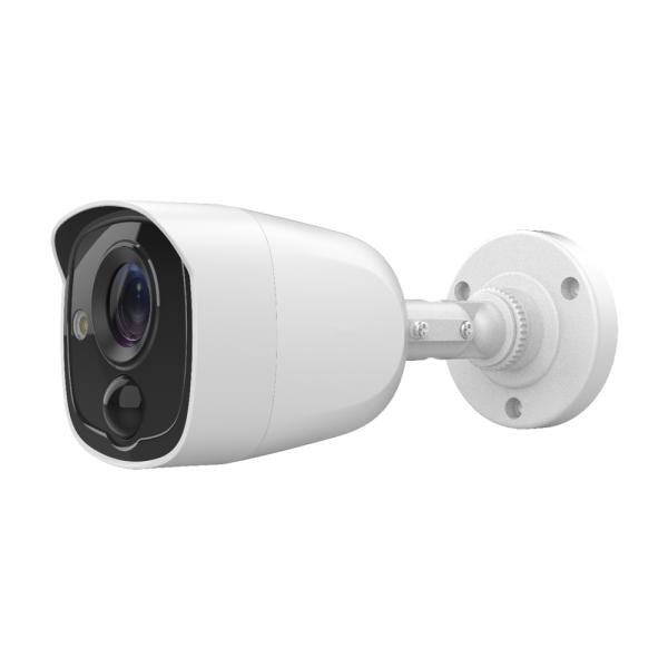 【提携倉庫】[HIKVISION] [TVI-2M] LEDアラームカメラ/侵入検知 LED＋警告アラーム/DS-2CE11D8T-PIRLO/夜間20M EXIR/メタル素材/防水