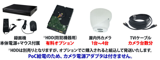 Dahua 防犯カメラ4台セット + DVR Amazon.co.jp: DAHUA (ダーファ) 200万画素 スターライト